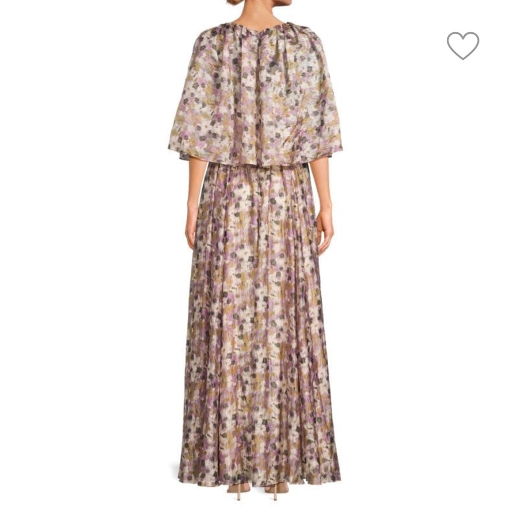 Brand 🆕 Floral Maxi Dress with Cape